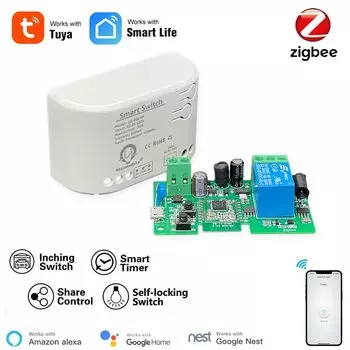 mumubiz Tuya Smart Zigbee Модуль переключателя 1 канала