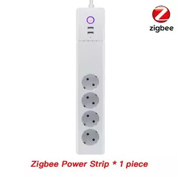 Mumubiz умный сетевой фильтр Zigbee с 4 розетками и 2 портами USB