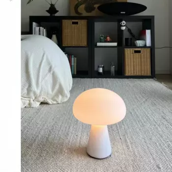 Настольная лампа в виде грибов