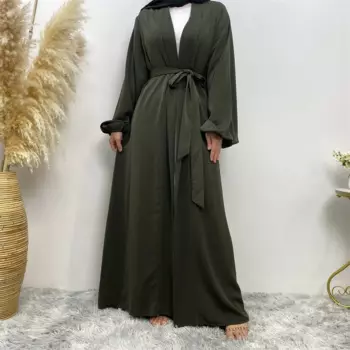 Мусульманские женщины, скромные Абая, Ид, Рамадан, кимоно, кардиган, Дубай, Турция, кафтан, исламская одежда, женское мусульманское открытое длинное платье Абая