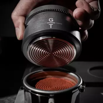 MUVNA Темпер для эспрессо V2, Темпер для кофе с медленным отскоком и пульсирующим основанием из нержавеющей стали для портафильтров 51 мм/53 мм/58 мм