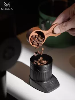 MUVNA-Mini Escala Espresso Eletrnico, Pesando LED, Alta Preciso, Balana de Caf Porttil, P Recebendo Cup, 0,1 г