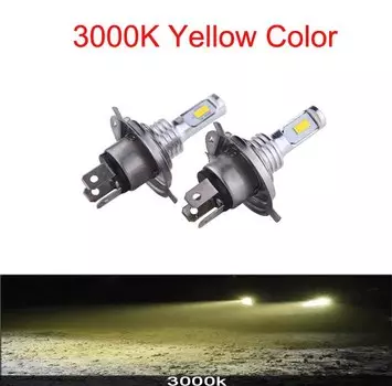 Muxall автомобиля H7 светодиодный светильник H4 H3 H1 H11 светодиодный спереди лампы 9005 880 881 Ламповые ленты для 6000K 8000K 12V автомобилей головной светильник s Противотуманные фары Дневные Фары Светильник комплект одежды из 2 предметов