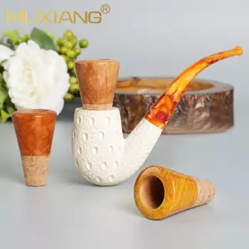 MUXIANG окрашивающая чаша, деревянная чаша для орехов, табачные трубки для орехов, обеспечивает более ровный тон, нижний канал 3 мм