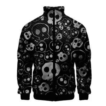 Мужская бейсбольная куртка с 3D-эффектом, размеры до 4XL