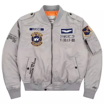 Мужская демисезонная куртка-бомбер Mcikkny с несколькими карманами