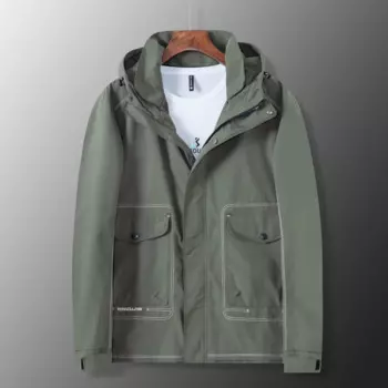 Мужская демисезонная куртка с вышивкой, размеры до 5xl, 6xl, 7xl, 8xl, 2022