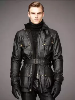 Мужская длинная куртка из натуральной овечьей шерсти, Повседневная стильная прочная байкерская куртка из овечьей шерсти, большие размеры США, 0909