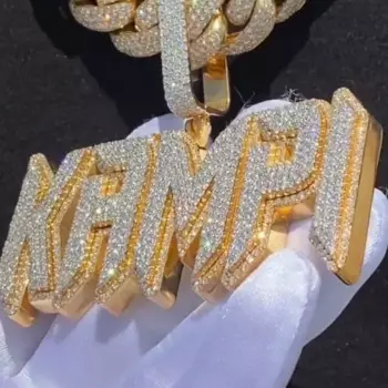 Мужская двухслойная подвеска в стиле хип-хоп, серебро 925 пробы