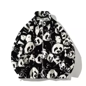 Мужская Флисовая куртка на молнии в стиле ретро, размеры m-xxxxxl