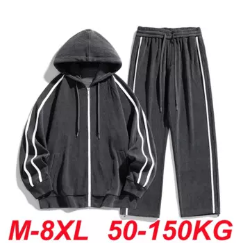 Мужская Флисовая Куртка с капюшоном, размеры до 6XL, 7XL, 8XL
