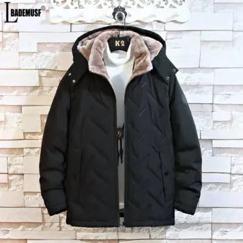 Мужская Флисовая парка со съемным капюшоном, размеры до 5XL, теплая Повседневная куртка на осень и зиму, 2022