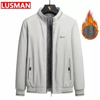 Мужская Флисовая плюшевая Меховая куртка, размеры до 7XL