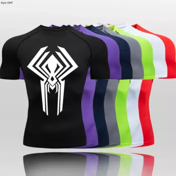 Мужская футболка с длинным рукавом для бега и бодибилдинга