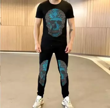 Мужская футболка с круглым вырезом, размеры до 2024 хлопка