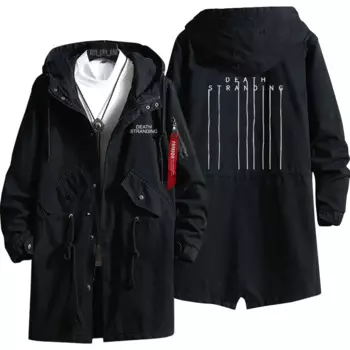 Мужская хлопковая толстовка с капюшоном, на молнии