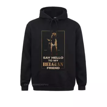 Мужская хлопковая толстовка с капюшоном, с круглым вырезом