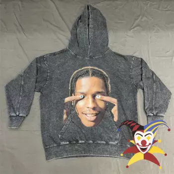 Мужская и женская хлопковая толстовка с капюшоном