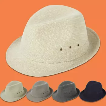 Мужская и женская соломенная панама Fedora Trilby, кубинская солнцезащитная кепка с широкими полями и цветочным принтом, летняя