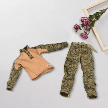 Мужская кукольная одежда в масштабе 1/6, полный костюм, куртка и брюки, Униформа, экшн