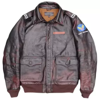 Мужская куртка-бомбер из натуральной кожи, размеры до 4XL