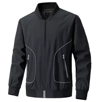 Мужская куртка-бомбер с круглым вырезом, на весну-осень