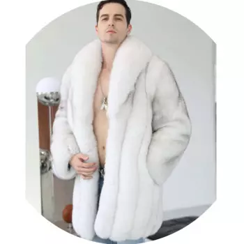 Мужская куртка из натурального меха, шуба из натурального Лисьего меха, куртка-бомбер больших размеров, зима