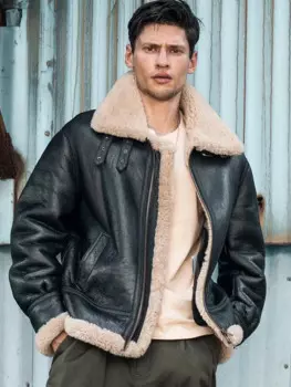 Мужская куртка из овчины, зимняя куртка из натуральной кожи с мехом, размеры до 6XL