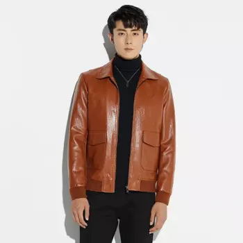 Мужская куртка из ПУ кожи, размеры до 5XL