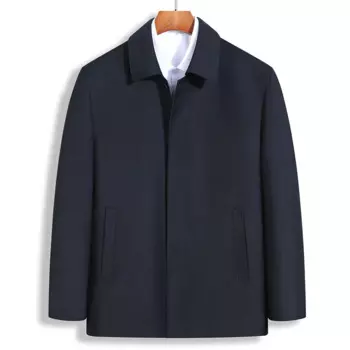 Мужская куртка Модная куртка с отложным воротником Пальто Мужские приталенные деловые повседневные мужские куртки Мужская одежда Плюс Размер 2XL-7XL Однотонные