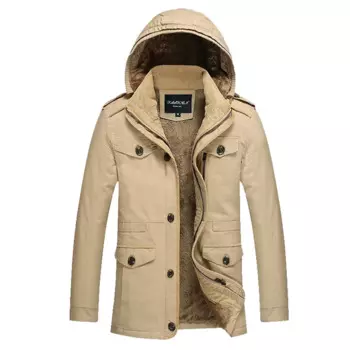 Мужская куртка, Мужская бархатная Толстая джинсовая куртка, повседневная мужская приталенная ветровка, Высококачественная официальная деловая повседневная куртка