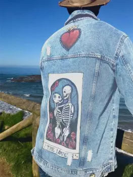 Мужская куртка, Новинка весна-осень 2024, мотоциклетная стильная жизненная Модная Повседневная джинсовая куртка большого размера для молодежи