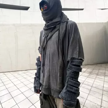 Мужская летняя футболка в стиле дюны, ярко-силуэтная футболка с рукавом летучая мышь