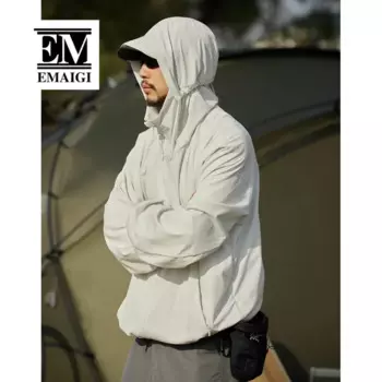 Мужская Летняя рабочая одежда, легкое дышащее УФ-пальто с капюшоном, женская уличная пляжная куртка, верхняя одежда