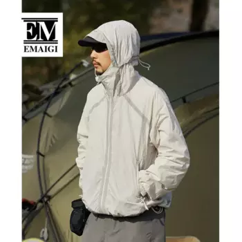 Мужская летняя защита от солнца UPF50, водонепроницаемая, легкая, быстросохнущая, спортивная куртка с капюшоном на открытом воздухе, женская солнцезащитная куртка, верхняя одежда