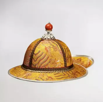 Мужская монгольская шапка, шапка в старинном стиле Genghis Khan, китайский золотой цвет
