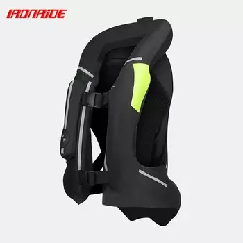 Мужская мотоциклетная куртка, светоотражающая подушка безопасности для езды на мотоцикле