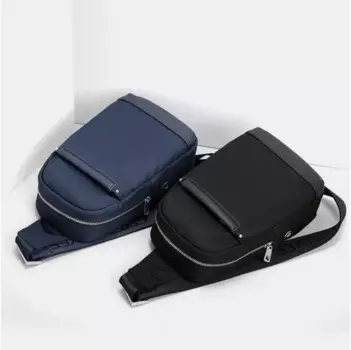 Мужская нагрудная сумка, большая вместимость, тканевая сумка-мессенджер с диагональным крестом