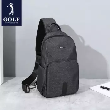 Мужская нагрудная сумка для гольфа, модная трендовая Холщовая Сумка большой вместимости, удобный рюкзак на одно плечо, нагрудная сумка, мужская сумка-мессенджер