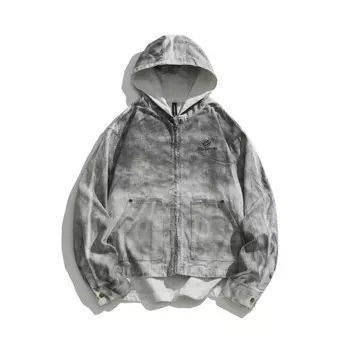 Мужская Новая куртка-карго с капюшоном