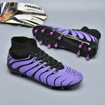 Мужская обувь для футбола, женские футбольные бутсы TF/FG, дышащие Нескользящие футбольные бутсы, тренировочные кроссовки, уличная спортивная футбольная обувь