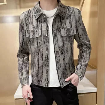 Мужская одежда, Высококачественная осенне-зимняя куртка, Мужская Повседневная Деловая рабочая одежда, куртки, мужская куртка-бомбер с лацканами, верхняя одежда, пальто