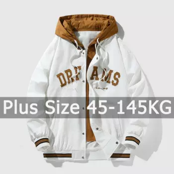 Мужская осенне-зимняя куртка с капюшоном, размеры 5XL, 6XL, 7XL, 8XL