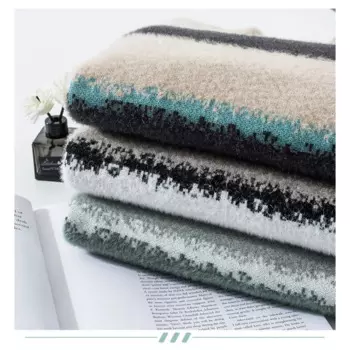 Мужская осенне-зимняя трикотажная рубашка с длинным рукавом и принтом