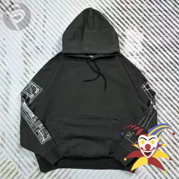 Мужская потертая толстовка с капюшоном Cavempt C.E, мужская толстовка с капюшоном CAV EMPT, пуловер