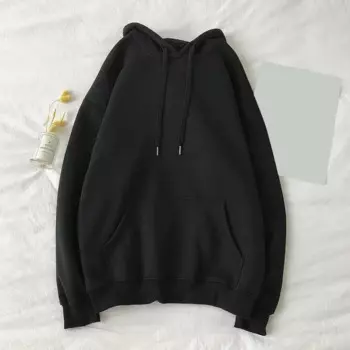 Мужская Повседневная Толстовка на завязках, с большим карманом