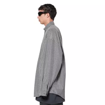 Мужская рубашка большого силуэта # mr0849