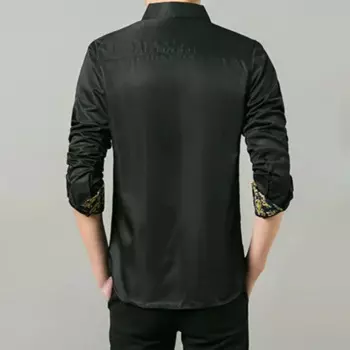 Мужская рубашка популярная жесткая рубашка с воротником супер мягкая мужская деловая рубашка