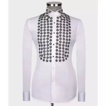 Мужская рубашка с бисером