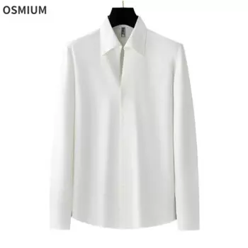 Мужская рубашка с длинным рукавом, Осень-зима